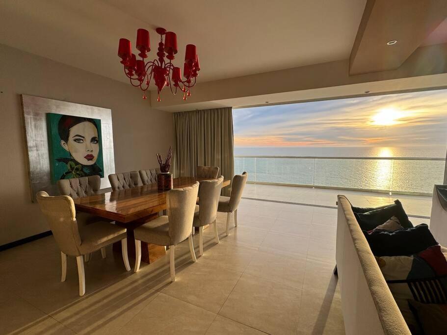 Apartamento Departamento De Lujo Vista Al Mar Piso 15 Mazatlán Exterior foto